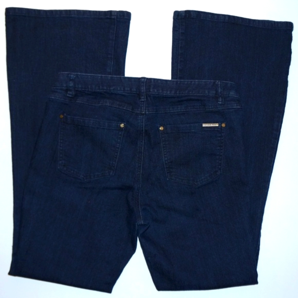MICHAEL KORS Mid Rise Flare Leg denim jeans size 8